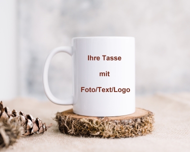 Tasse mit Logo/Text/Foto je Design